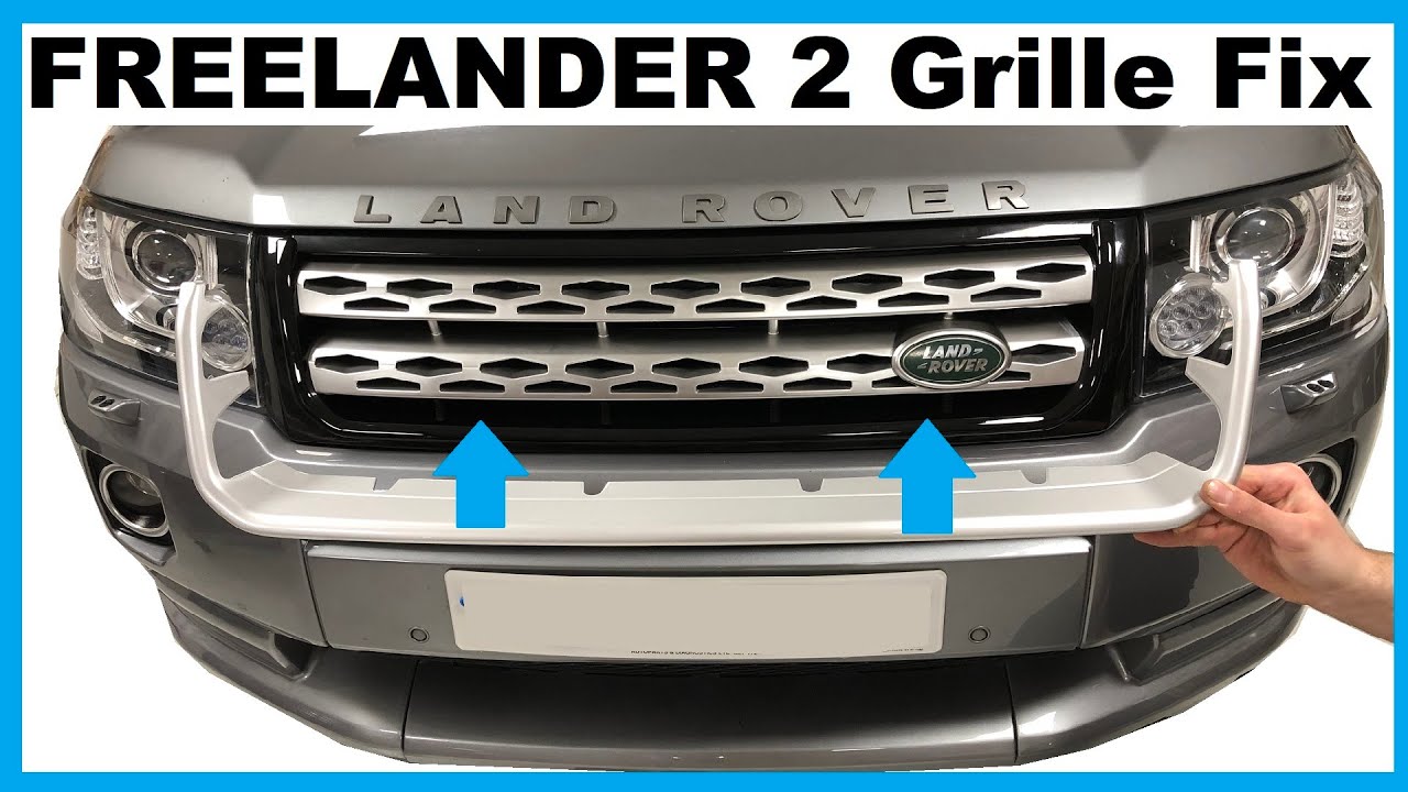 Накладка на переднюю решетку радиатора / Ремонт / Модернизация для Land Rover Freelander 2 / LR2