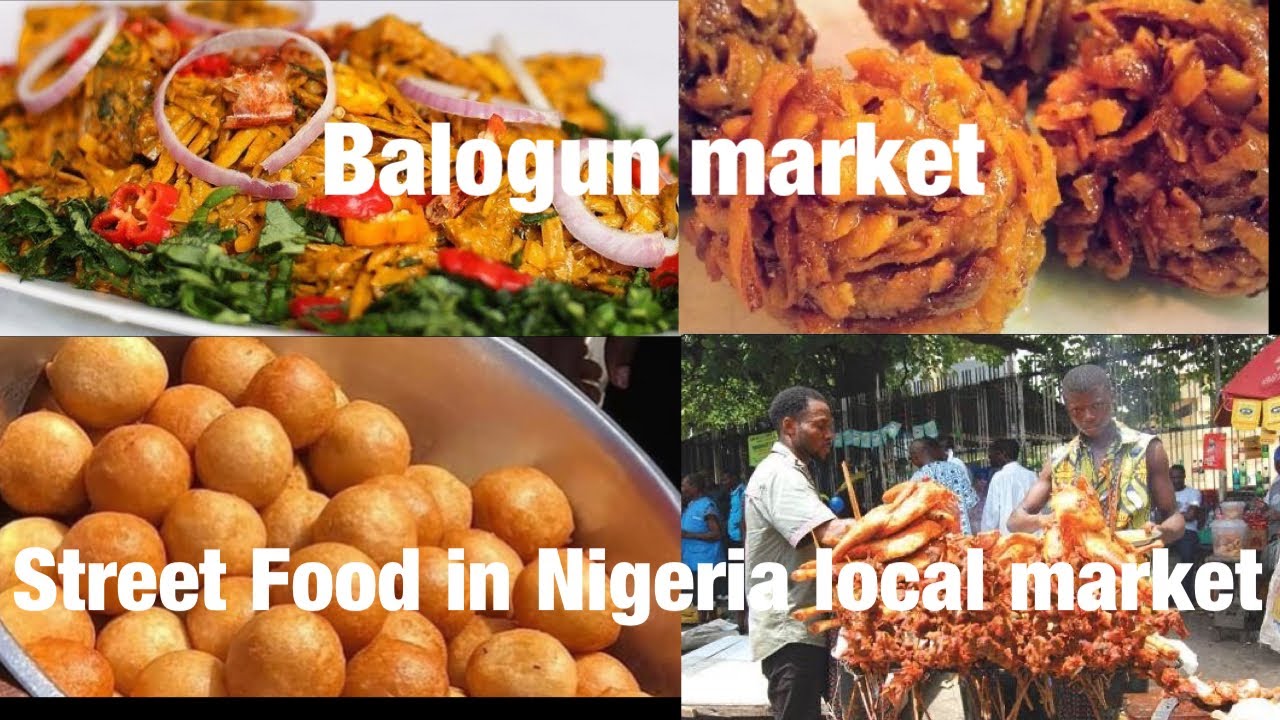 NIGERIA’S MOST POPULAR STREET FOOD| NIGERIA’S LOCAL MARKET #vlog