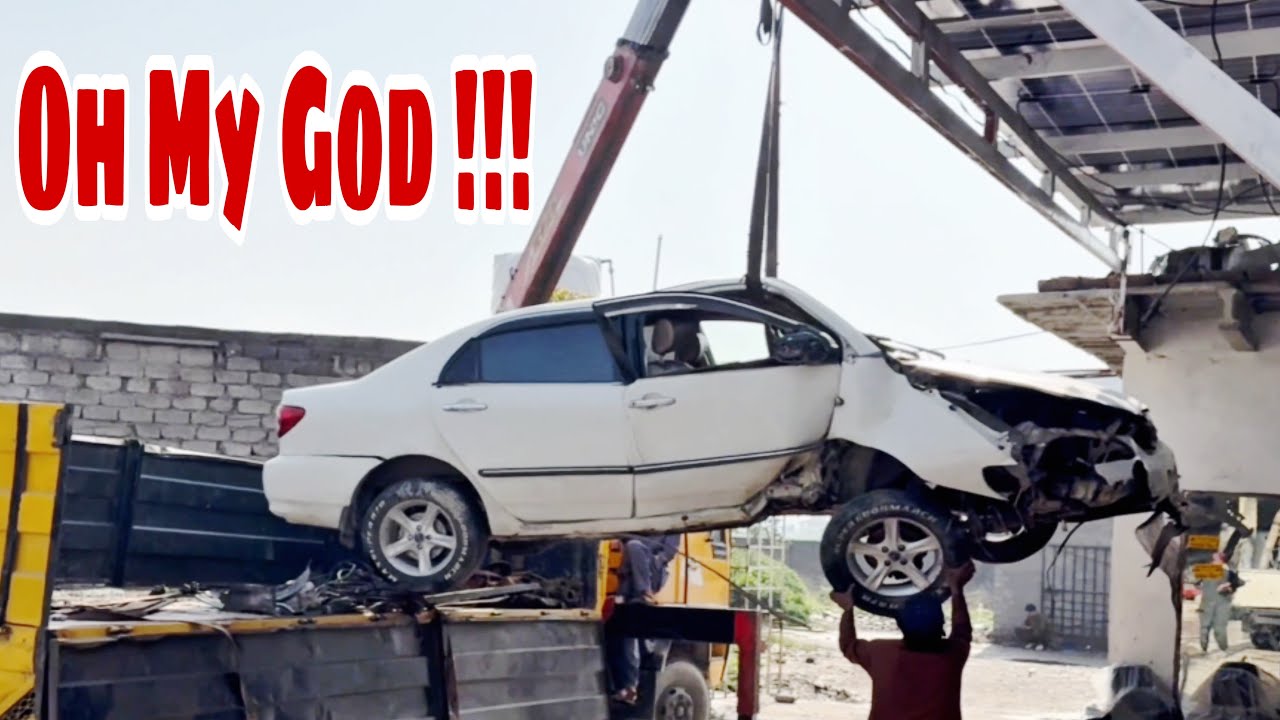 Totall Loss Toyota Corolla Full Restoration Amazing Repairing By Auto Master Technician 