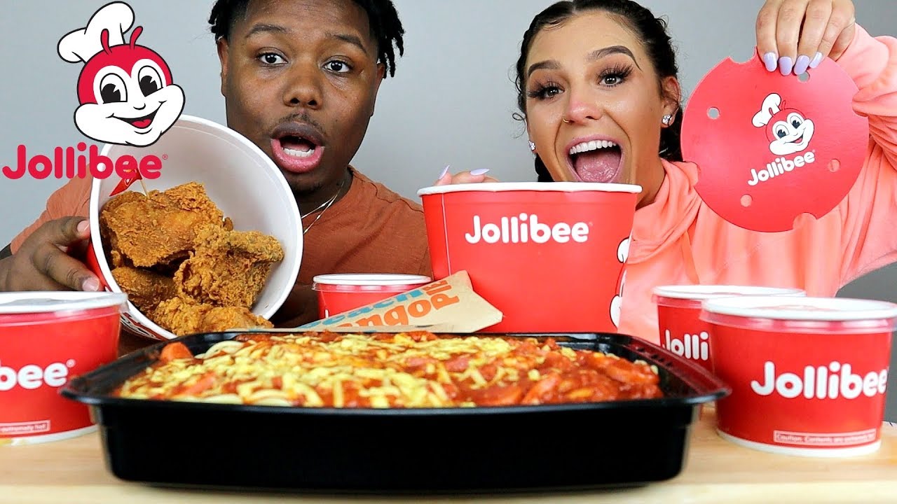 Trying Jollibee's For The First Time🍗🍝