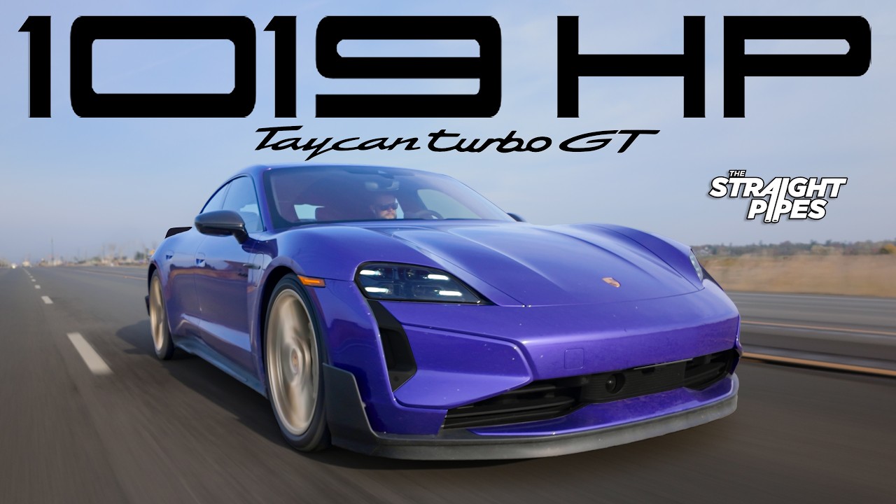 САМЫЙ БЫСТРЫЙ седан в мире! Обзор Porsche Taycan Turbo GT 2025 года