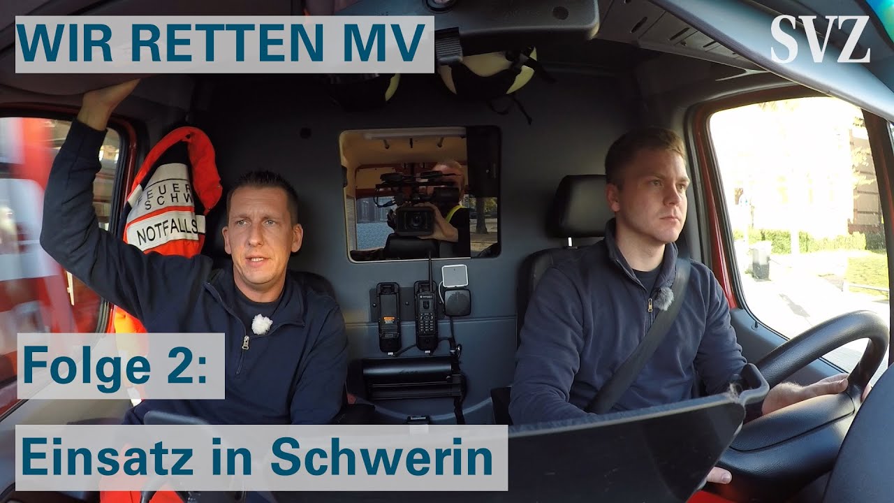 WIR RETTEN MV - Im Einsatz mit den Rettungskräften der Berufsfeuerwehr Schwerin