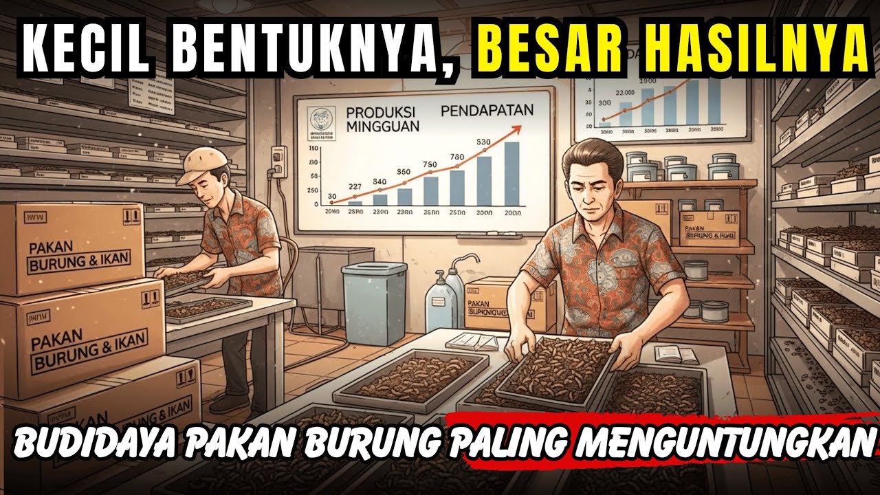 4 Macam Ternak Pakan Burung Dengan Potensi Cuan Mengairahkan