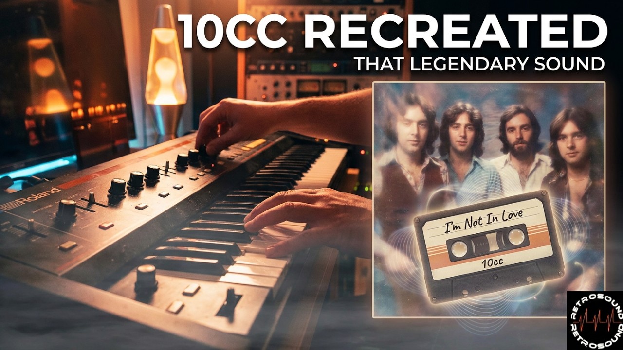 10CC  I`m Not In Love ~ Vintage Synthesizer Recreation ~ RetroSound