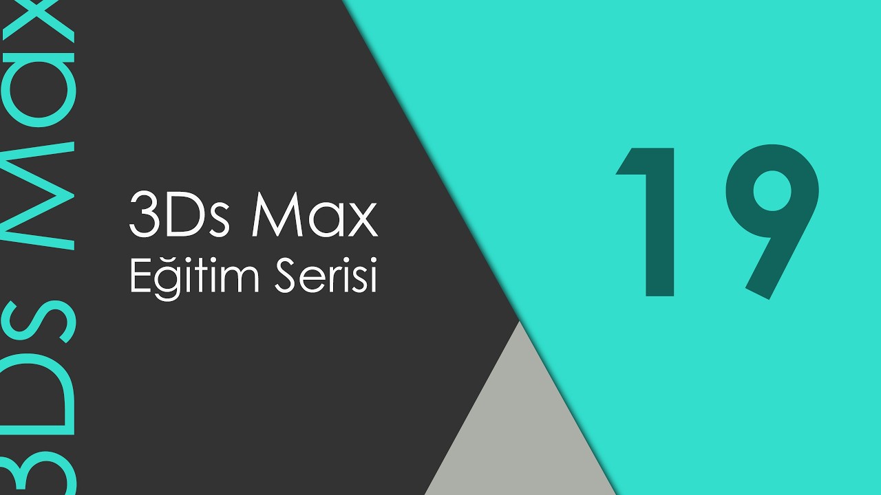 3Ds Max Eğitim Serisi | Editable Poly ile Masa Modelliyoruz -Bölüm 02