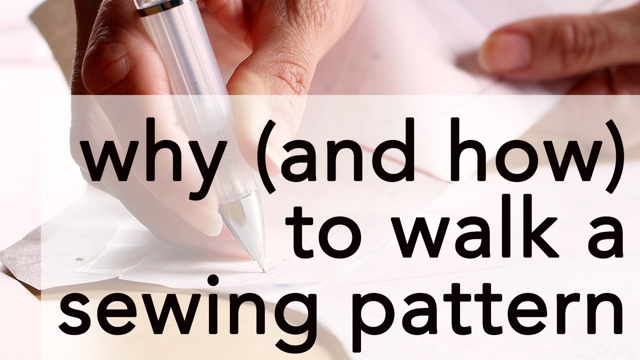 How to Walk a Sewing Pattern | Vintage on Tap
