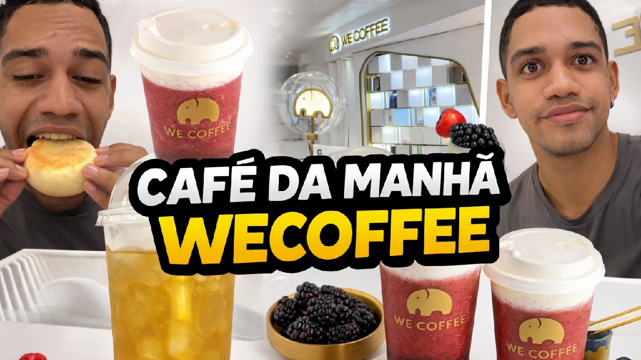CAFE DA MANHA NO WECOFFEE! PIOR DO QUE IMAGINEI...