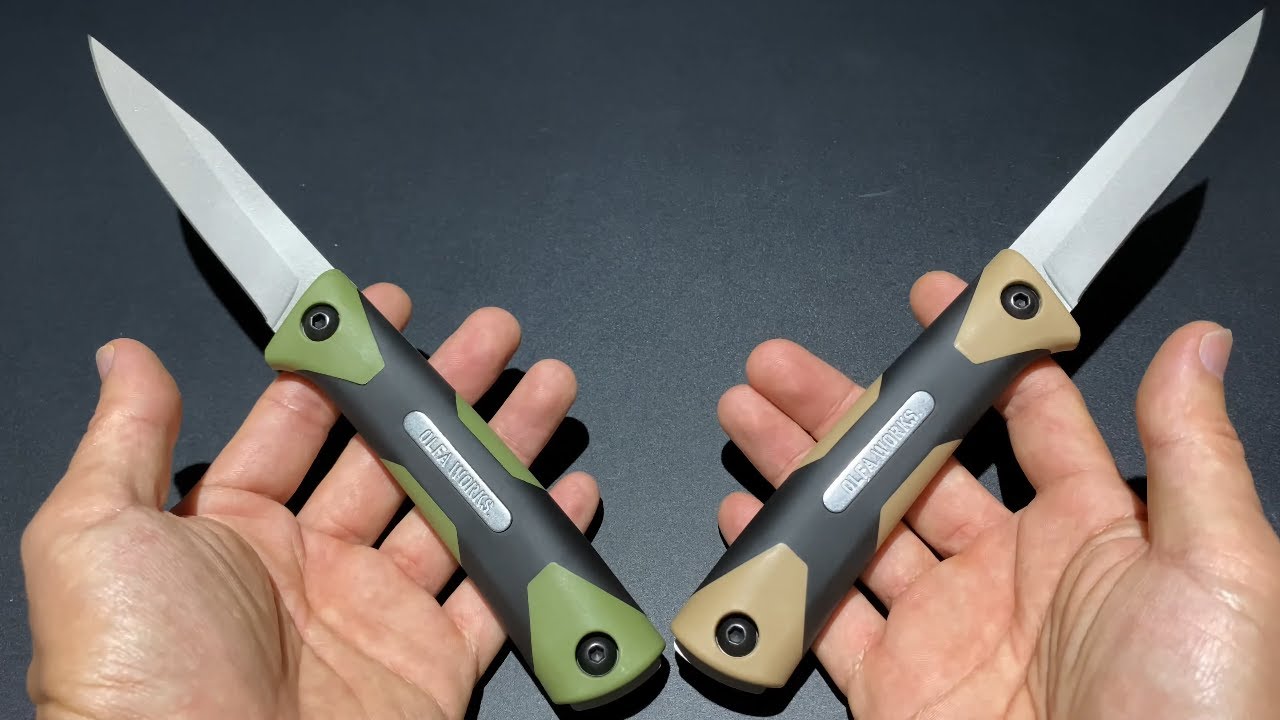 OLFA WORKS SANGA Outdoor Knives ลับไว คมนาน งานดีของญี่ปุ่น
