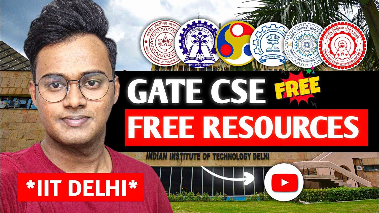 GATE CSE Free Resources 2026 | Crack GATE with Top Rank | IITian