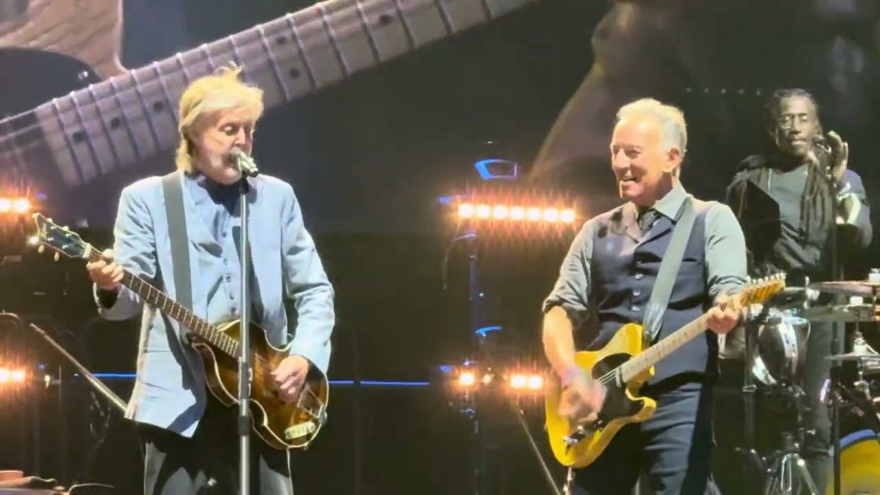 Bruce Springsteen Paul McCartney Can’t Buy Me Love Kansas City Liverpool 7th June 2025