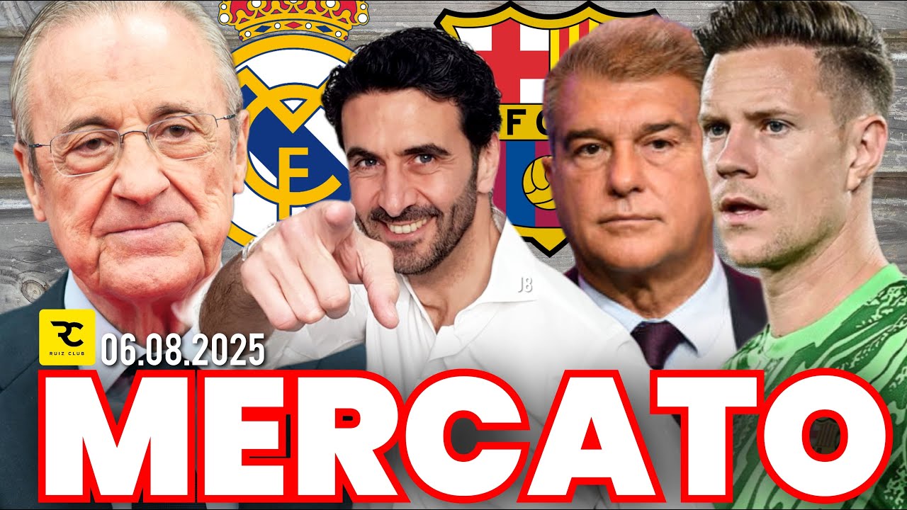 🚨 NEWS MERCATO FOOTBALL : GUERRE TOTALE au Barça entre LAPORTA et TER STEGEN... + Tour d'Europe
