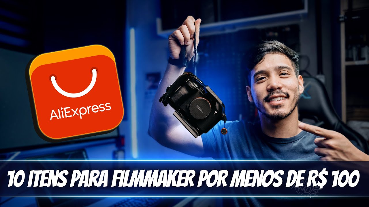 10 ITENS para FILMMAKER no ALIEXPRESS por MENOS de R$ 100