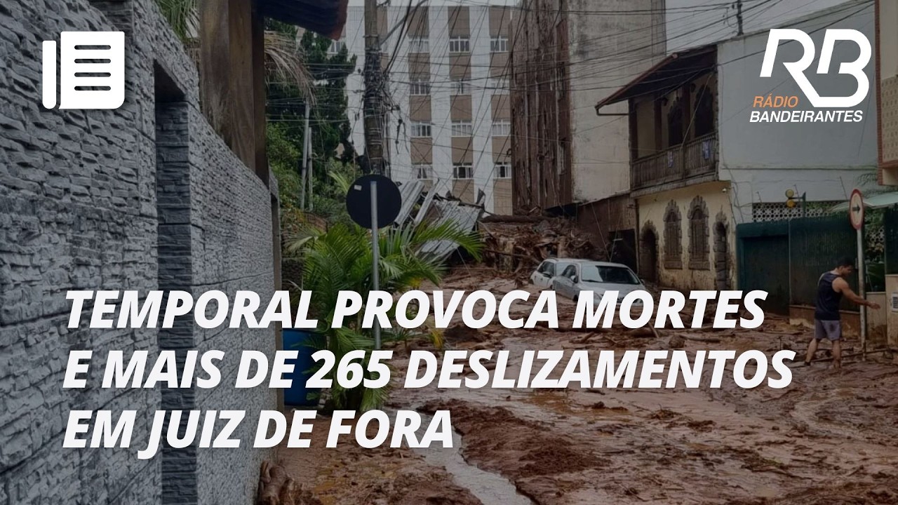 Tragédia na Zona da Mata deixa mortos e 43 desaparecidos
