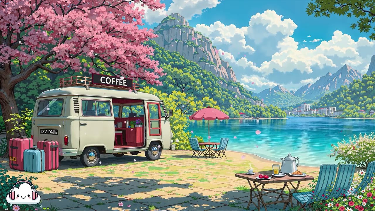 Fresh Spring Breeze & Coffee ☕ Lofi Beats for a Better Day 🌸 Hip Hop Beats