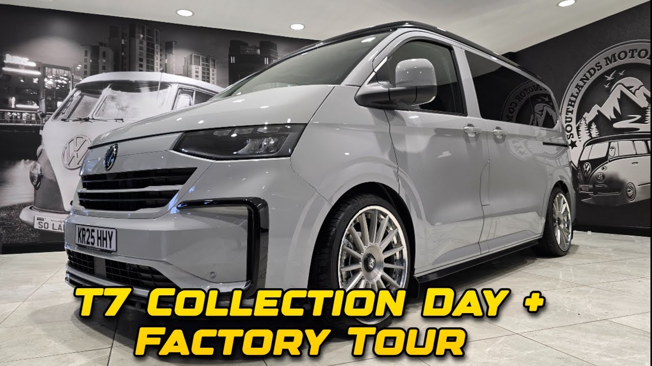 Volkswagen T7 Camper Collection Day + Factory Tour | Road Test
