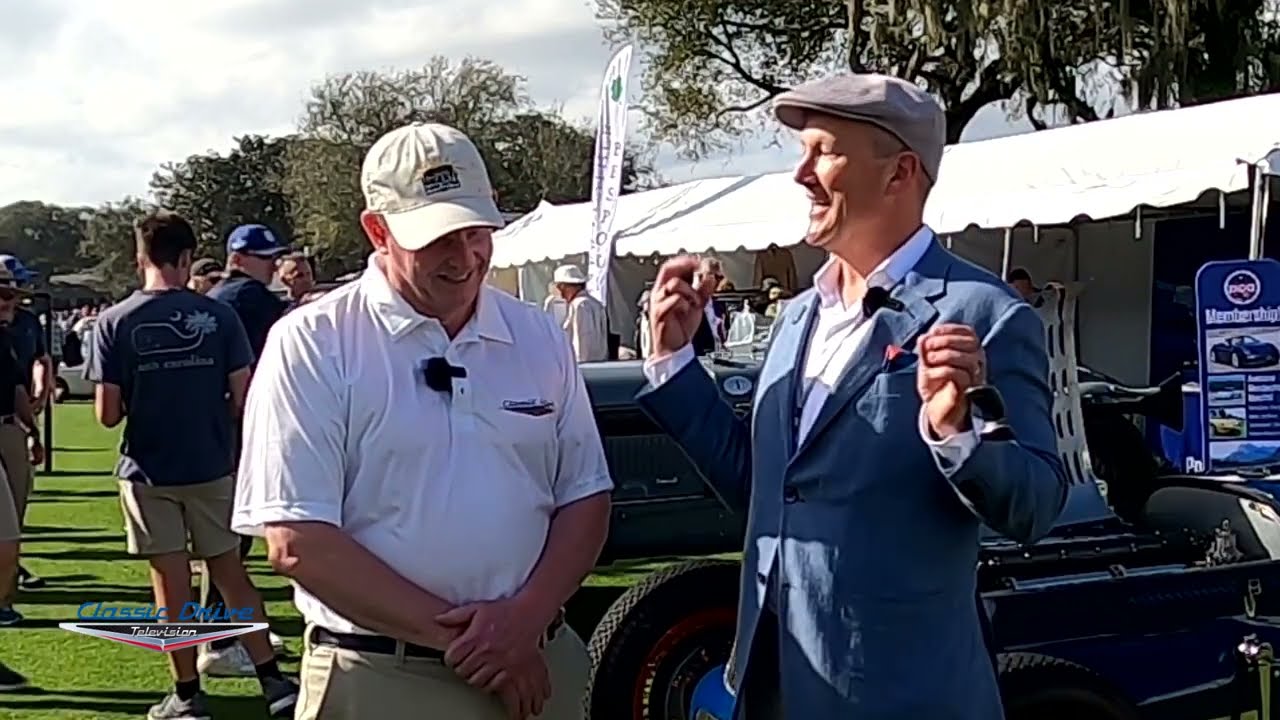 McKeel Hagerty  Amelia Island 2022 with Dirk Burrowes