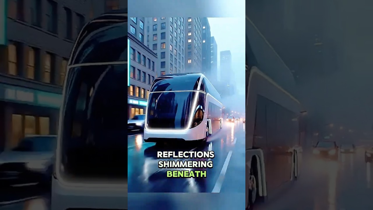 Futuristic Electric Bus in New York City 🚍| Real Bus Sound 