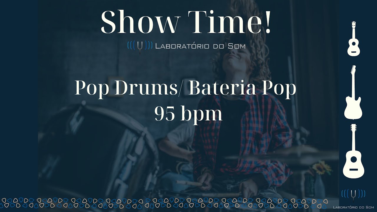 Pop Drums/ Bateria Pop 95 bpm
