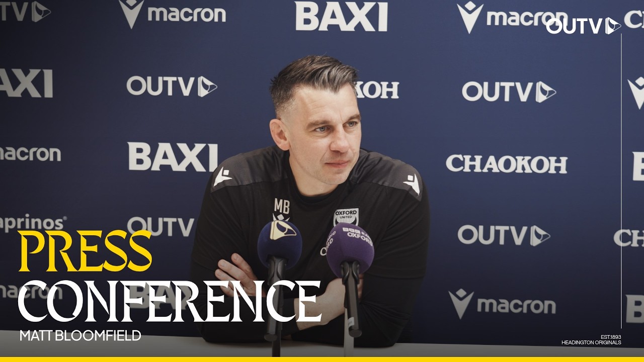 Matt Bloomfield Speaks to the Press Ahead of our Trip to Southampton | Press Conference