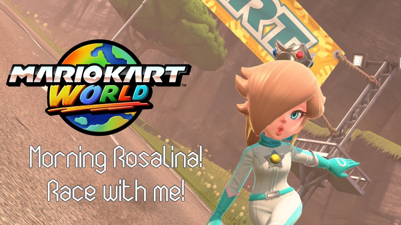 Super Rosalina Racing!-MKWorld LIVE-Race with me!