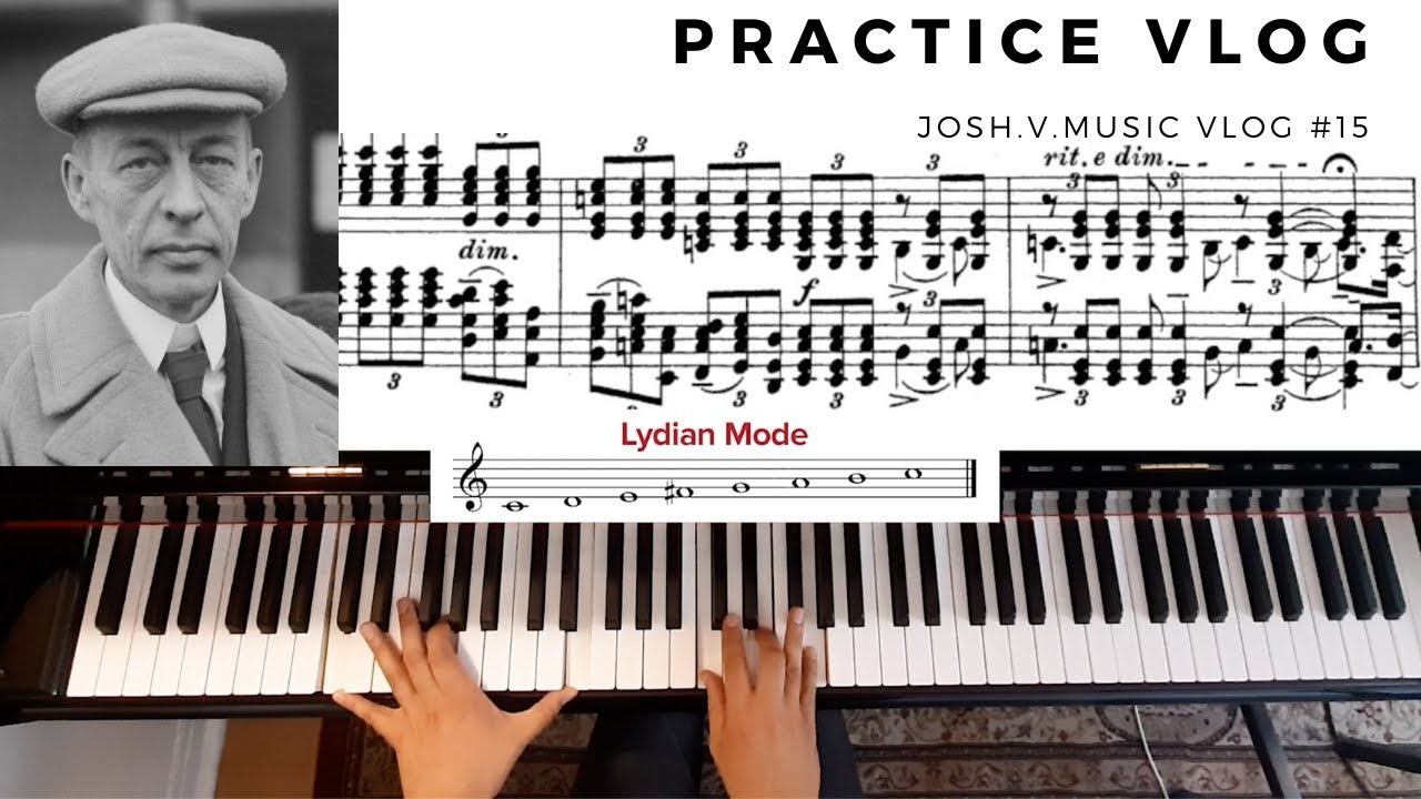 Piano Practice Vlog - Rachmaninoff B minor Prelude | VLOG #15 | Josh.V.Music