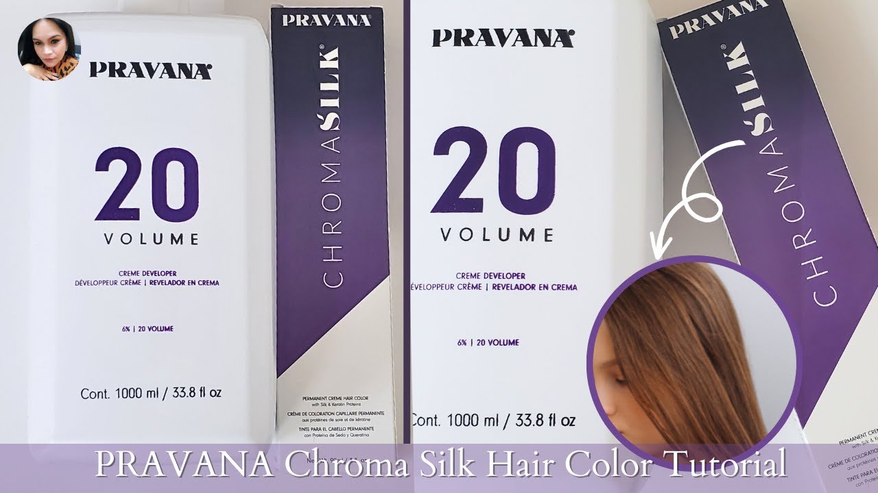 PRAVANA Chroma Silk Hair Coloring Tutorial || How To Color My Hair Professionally At Home #haircolor