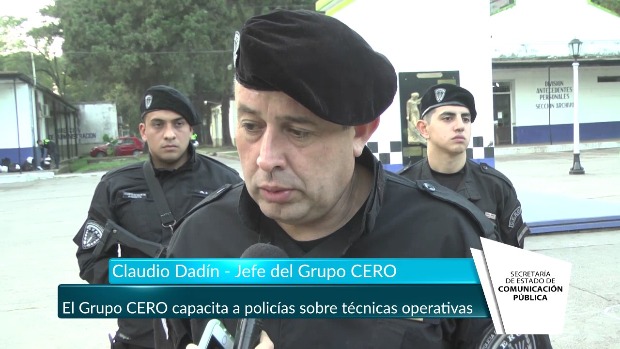 El Grupo CERO capacita a policías sobre técnicas operativas - Tucumán Gobierno