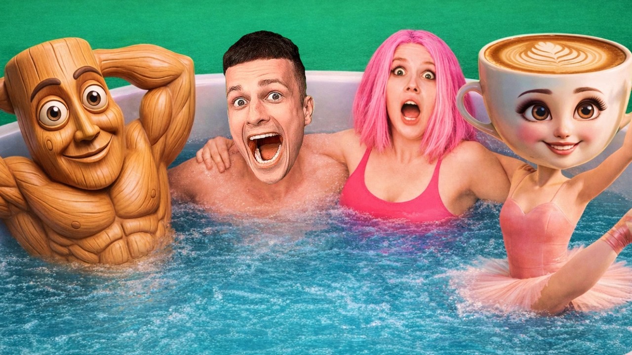 ¡Lancé TODAS LAS BOMBAS DE BAÑO BRAINROT en la bañera a las 3:00 AM!