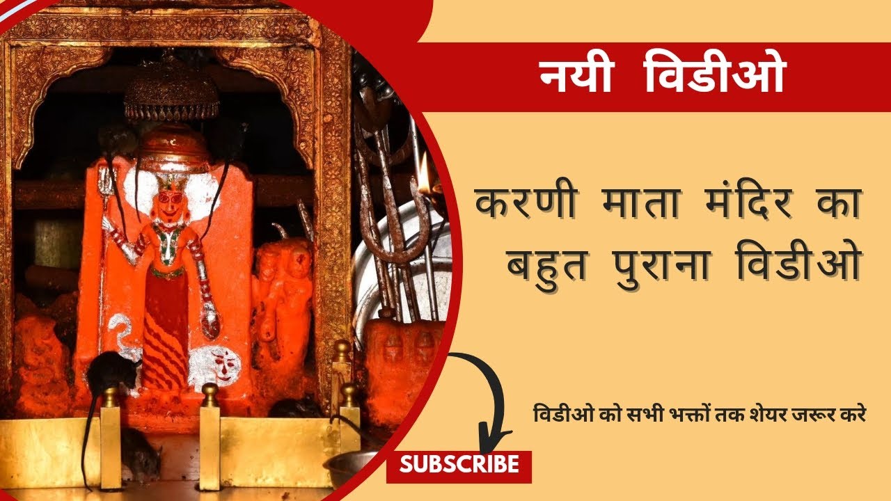 करणी माता मंदिर का बहुत पुराना विडीओ 🚩| Karni mata temple | #karnimata #karnimatatemple #bikaner
