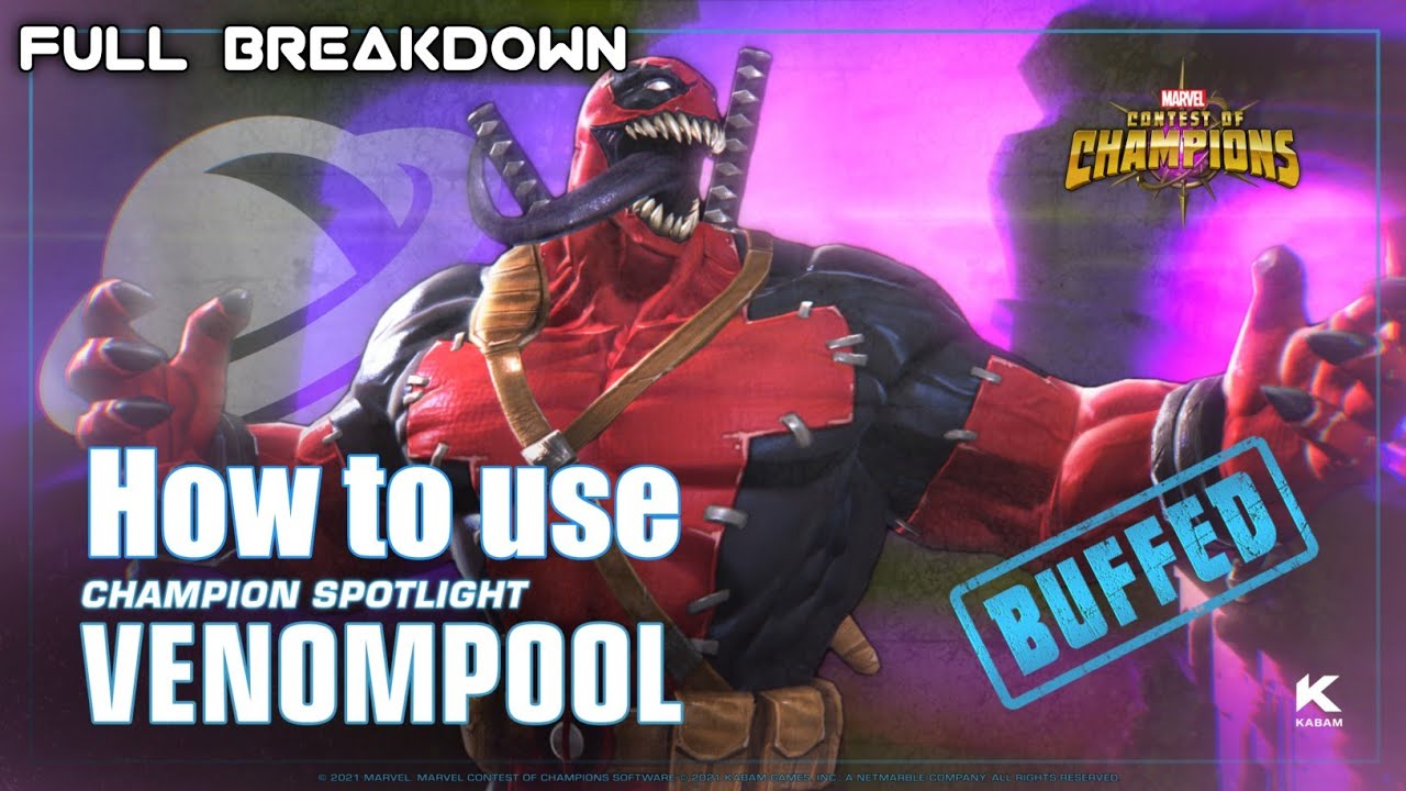 How to use Venompool Buffed |Full Breakdown| - Marvel Contest of Champions