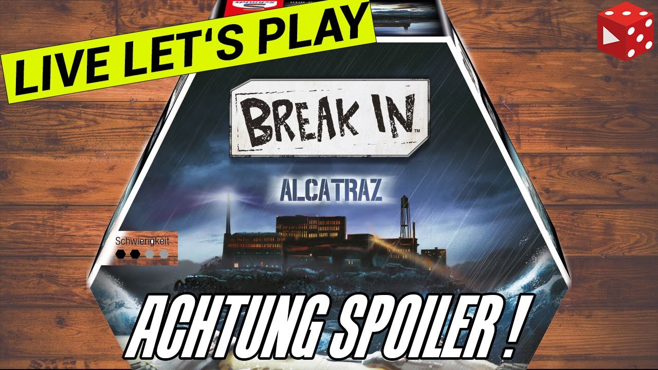 ACHTUNG SPOILER: Break In: Alcatraz - Fluch nach Alcatraz (Schmidt Spiele 2020)