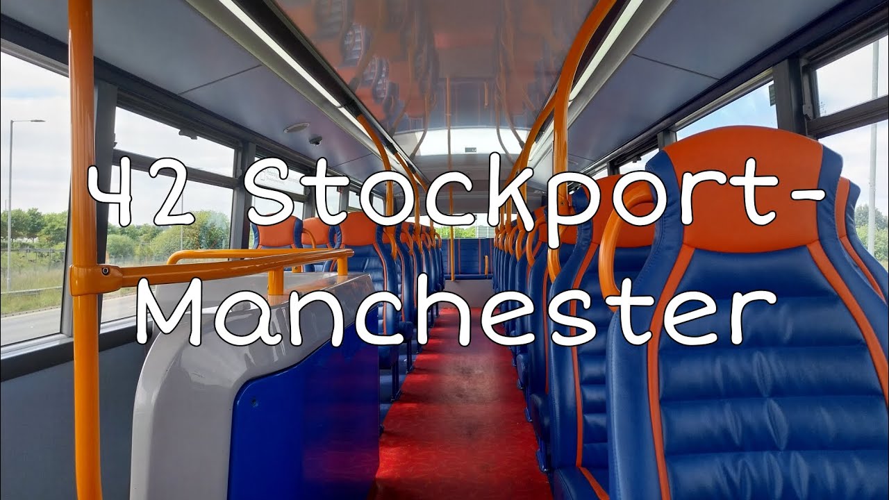Full route 42 Stockport to Manchester Stagecoach Manchester