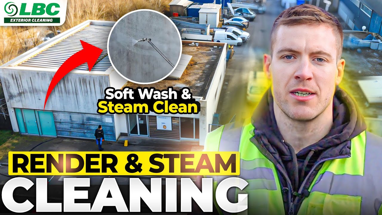 Render & Steam Cleaning | Soft Wash & Pressure Wash for School Exterior