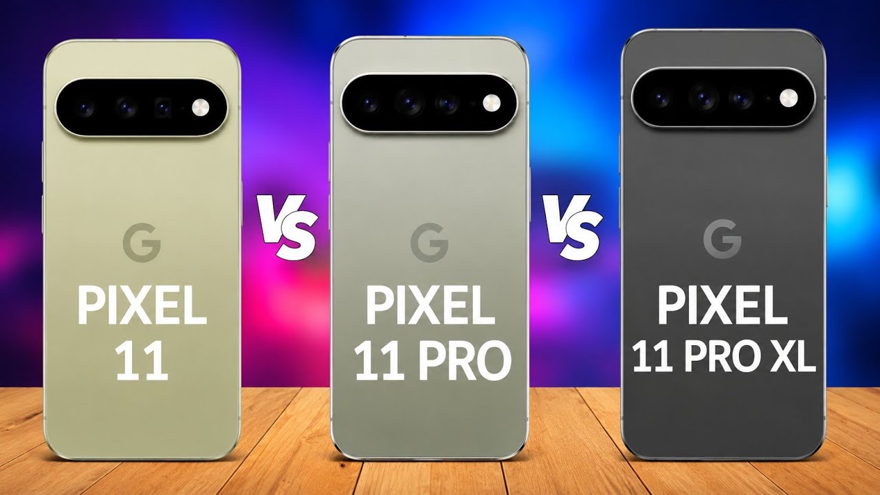 Google Pixel 11 vs Pixel 11 Pro vs Pixel 11 Pro XL | Full Comparison | Camera, Battery & Performance