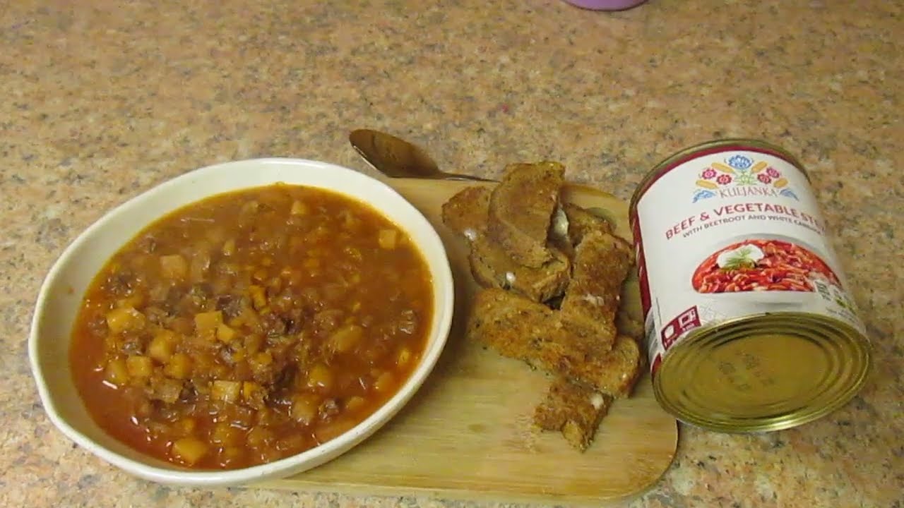 Тушеная говядина с овощами - 800 г - Кулянка - Lidl - 2,49 фунта стерлингов - Обзор восточноевроп...
