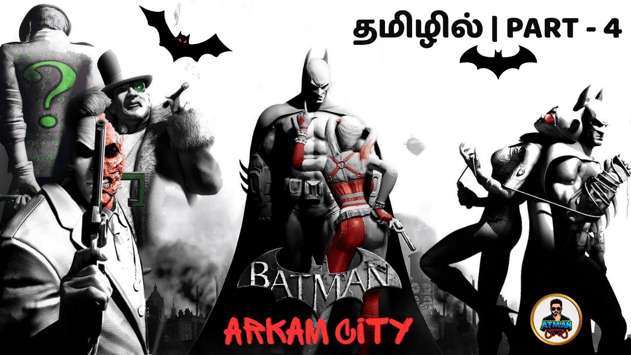 Batman Arkham City Tamil Live | Part 4 | The Legend Rises 🦇🔥 | Atman Gaming 🎮