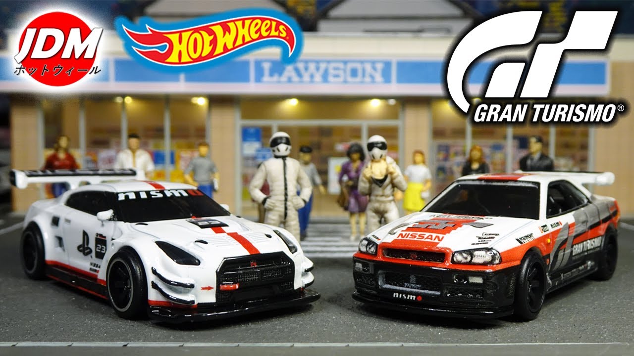 2024 Hot Wheels Gran Turismo Nissan GTR NISMO GT3 & BNR 34 diecast car review & unboxing