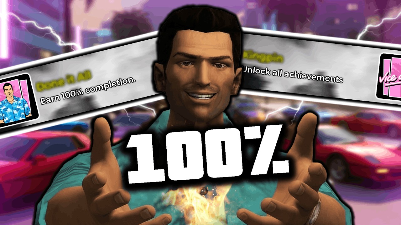 МИНАХ НА 100% GTA: VICE CITY (ЩЯХ ДА СЕ ОТКАЖА НА ФИНАЛА?)