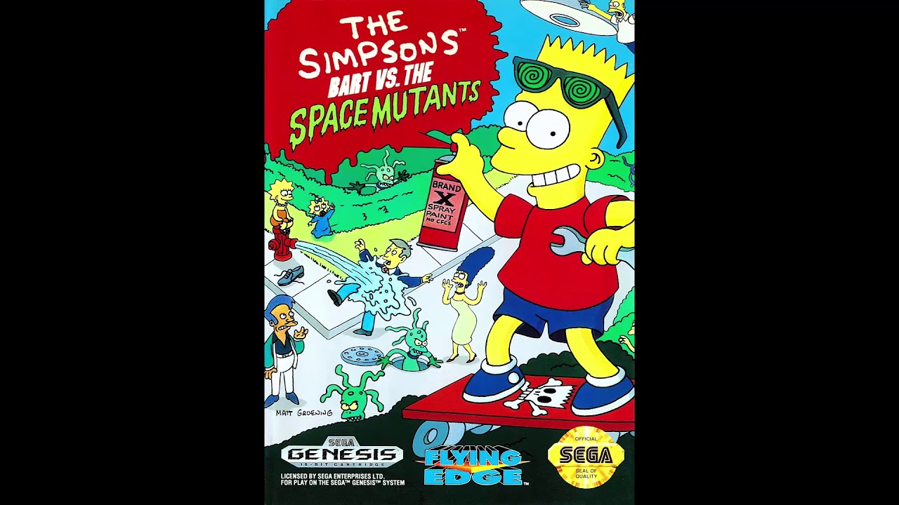 The Simpsons: Bart Vs. The Space Mutants - Nuclear Power Plant (GENESIS/MEGA DRIVE OST)