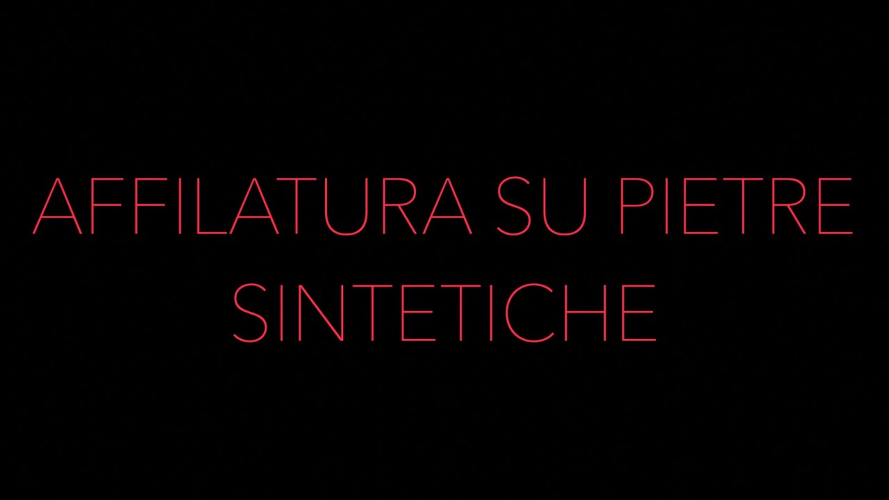 Tutorial affilatura e finitura di un rasoio a mano libera, e passaggio coramella. Pietre Sintetiche.