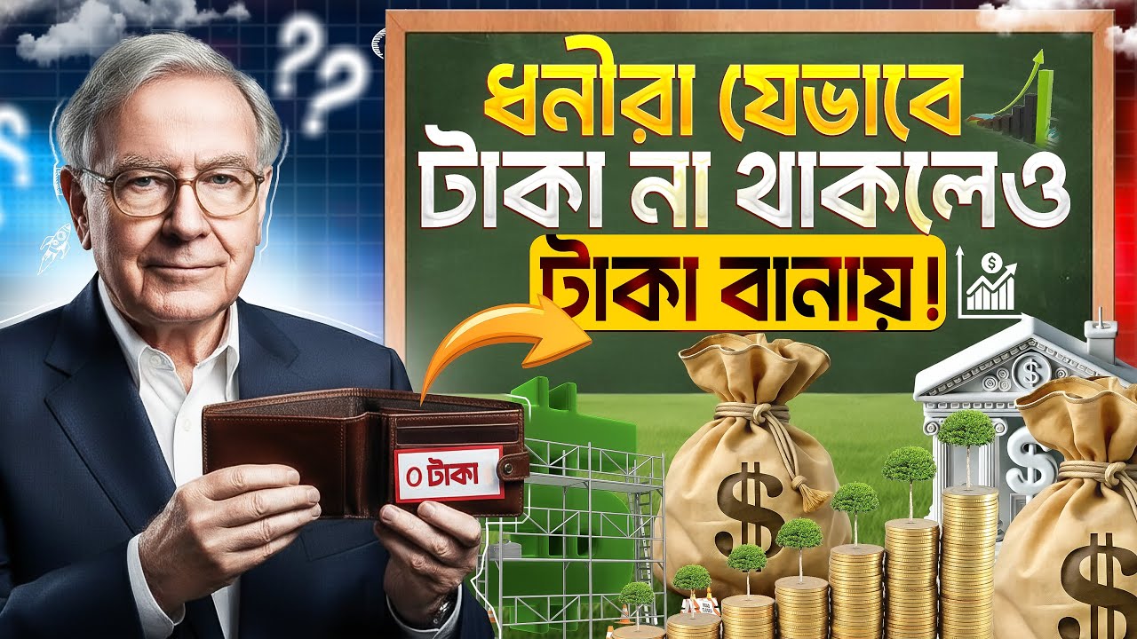 ধনীরা যেভাবে টাকা বানায় (মধ্যবিত্তরা যেটা বোঝে না!) | Financial Freedom In Bangla