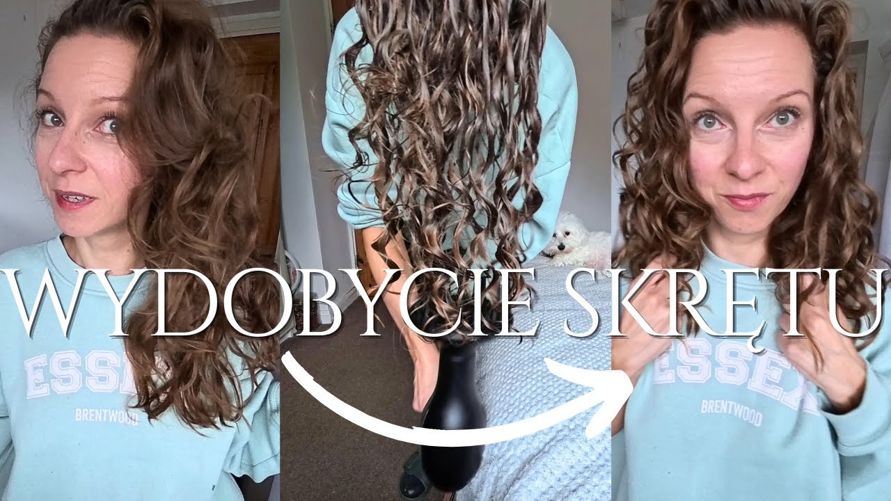 JAK WYDOBYWAM SKRĘT WŁOSÓW | Ugniatanie, plopping, dyfuzor i kosmetyki
