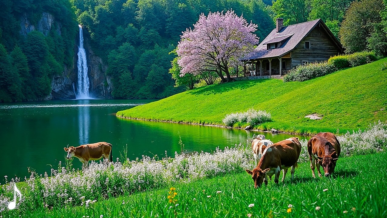 Расслабляющая музыка для сна 🌿 Нежное пианино и пение птиц • Звуки природы для глубокого отдыха