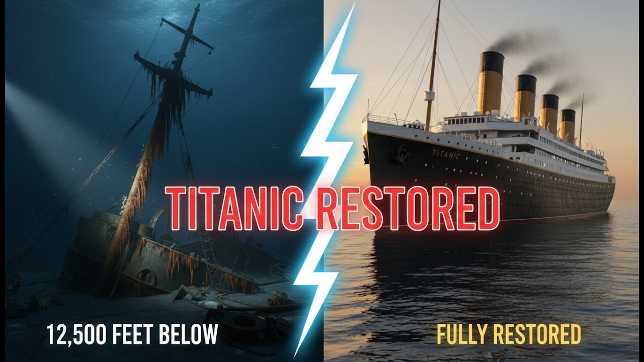 RMS TITANIC | COMPLETE UNDERWATER EXPLORATION & DIGITAL RESTORATION | 4K CINEMATIC 🚢