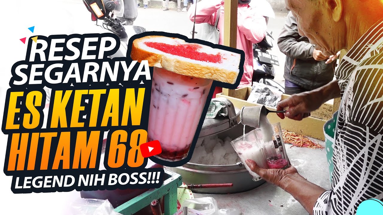 RESEP SEGARNYA ES KETAN HITAM 68 LEGEND | Amazing Malang Kuliner #19