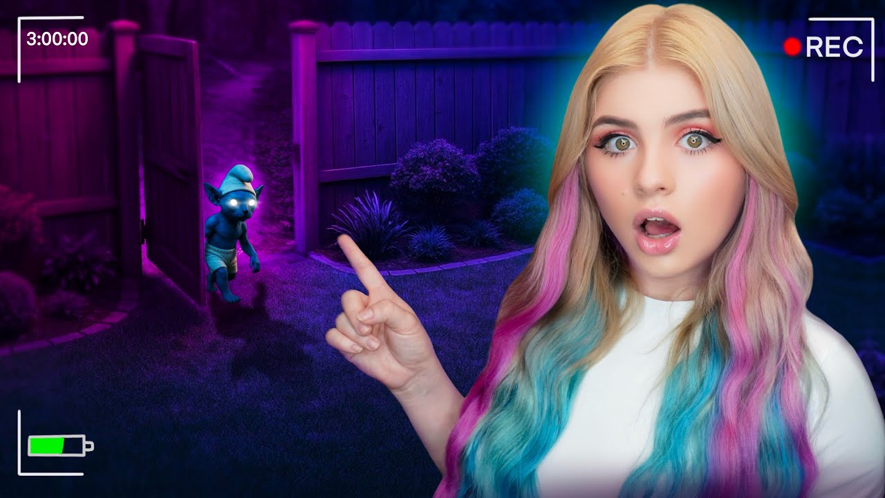 🔵 CAPTURE al GATO PITUFO AFUERA de MI CASA con AYUDA de CHOLOLITO!! 😱🐱