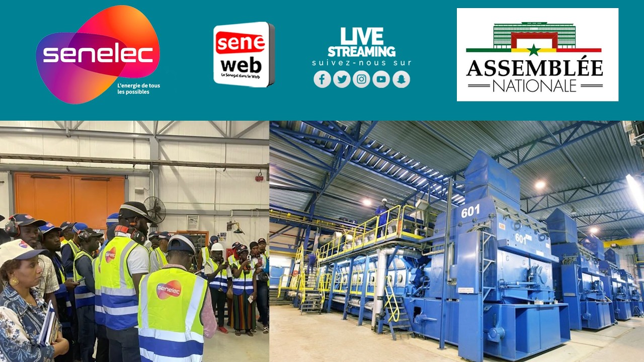 Suivez la visite des députés sur les sites du Dispatching de Hann et de Bel Air de la SENELEC