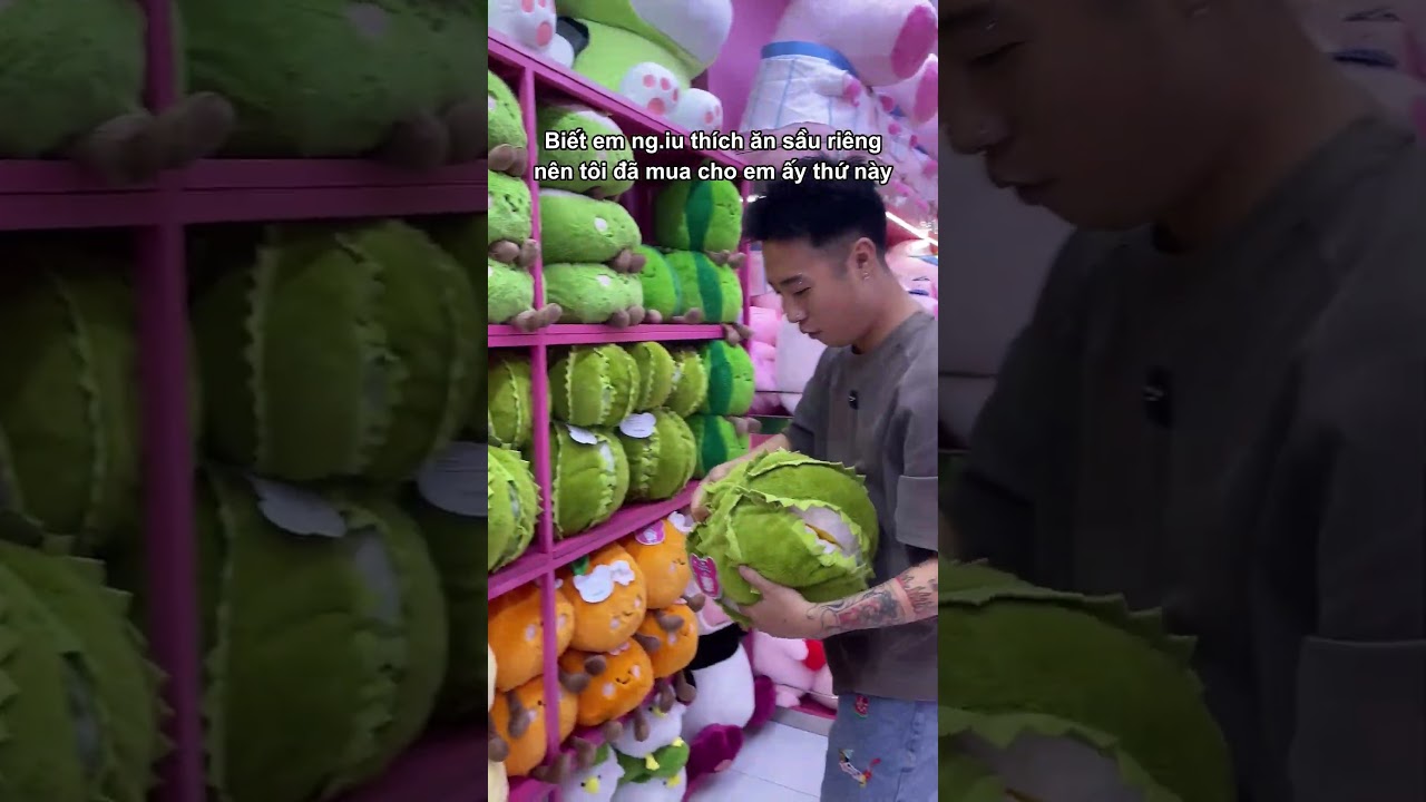 Biết em ng.iu th&iacute;ch ăn sầu ri&ecirc;ng n&ecirc;n t&ocirc;i mua cho c&ocirc; ấy thứ n&agrave;y ở Bemori #bemori #gaubong #gấu b&ocirc;ng