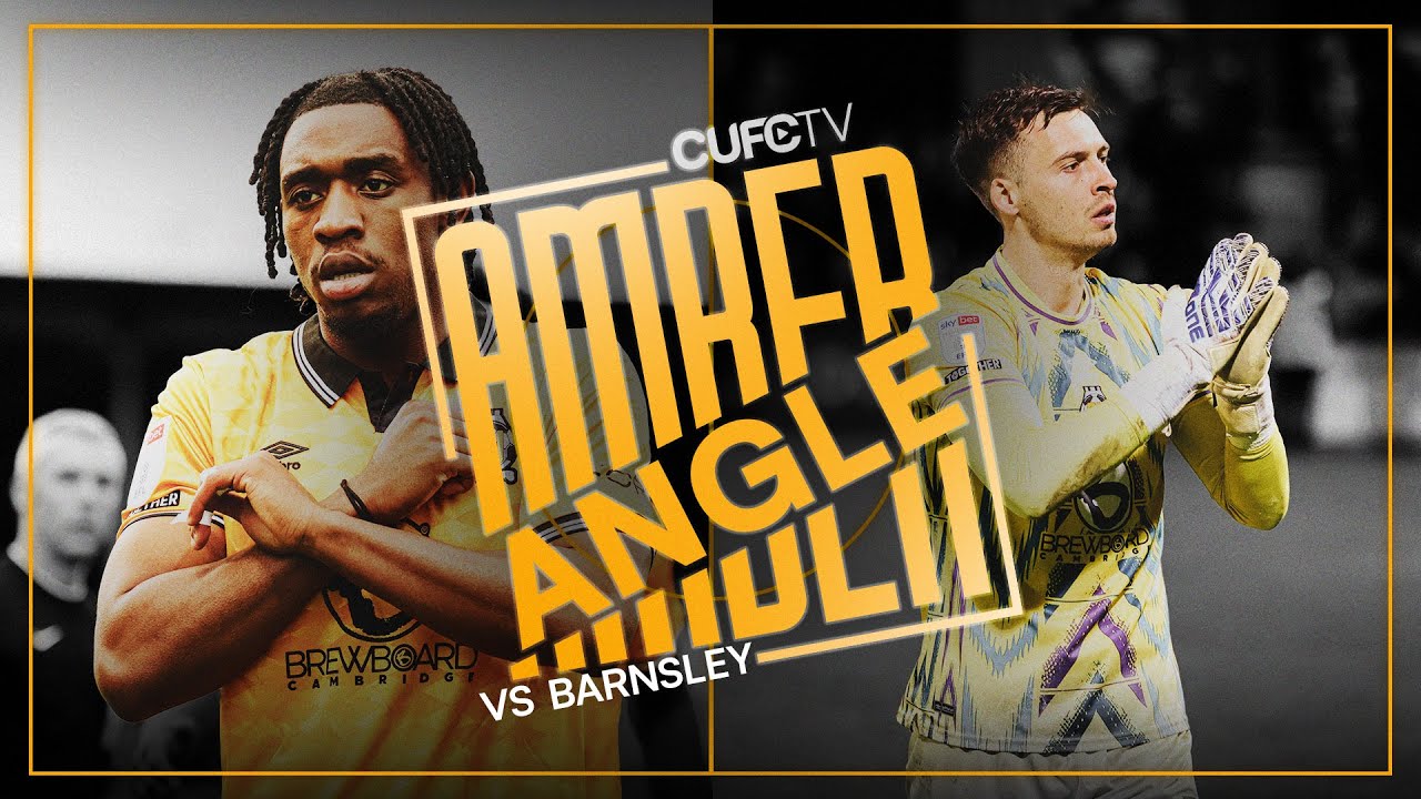 AMBER ANGLE 💛🍿 Cambridge United 1-1 Barnsley