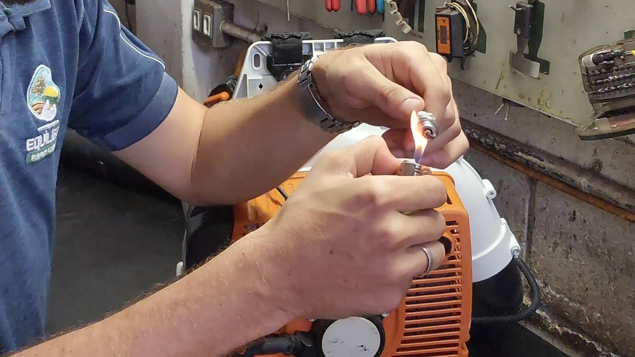 Como desafogar um soprador da STIHL BR 420 ou SR 420